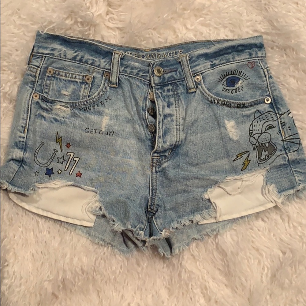 American Eagle Vintage Hi-Rise Jean Shorts